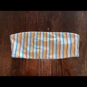 Pacsun LA Hearts strapless bikini top